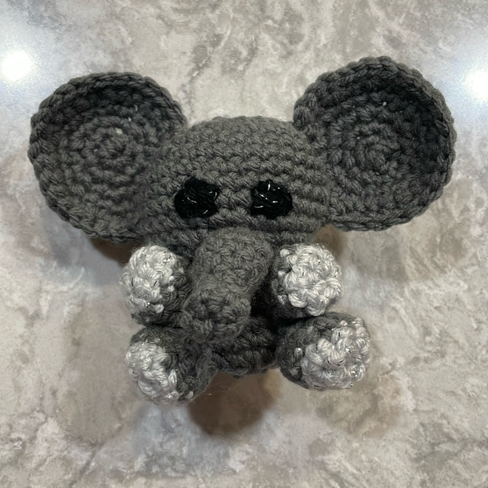 Mini Crochet Elephant